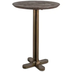 Richmond Interiors Ronde Bartafel Revelin Mangohout, 80cm* Bartafels