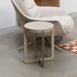 Zuiver Ronde Bijzettafel Centre 43cm* Zwarte Bijzettafel|Ronde Bijzettafel