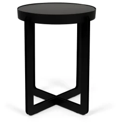 Zuiver Ronde Bijzettafel Centre 43cm* Zwarte Bijzettafel|Ronde Bijzettafel