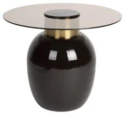 ZILT Ronde Bijzettafel Freddy Glas* Ronde Bijzettafel