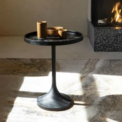 Zuiver Ronde Bijzettafel Jason 46cm* Ronde Bijzettafel
