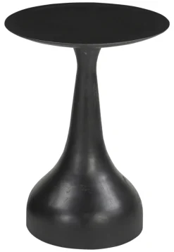 Artistiq Living Ronde Bijzettafel Macio Mangohout, kleur Zwart* Zwarte Bijzettafel|Ronde Bijzettafel
