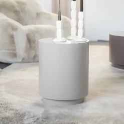 By-Boo Ronde Bijzettafel Mesita 37cm metaal* Ronde Bijzettafel