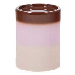 WOOOD Ronde Bijzettafel Ollo Keramiek, 35cm, kleur Roze/Bruin* Ronde Bijzettafel