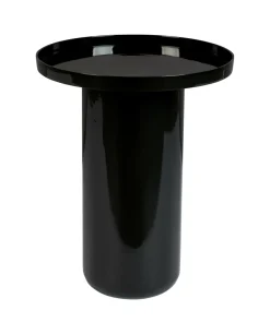 Zuiver Ronde Bijzettafel Shiny Bomb 40cm, kleur* Zwarte Bijzettafel|Ronde Bijzettafel