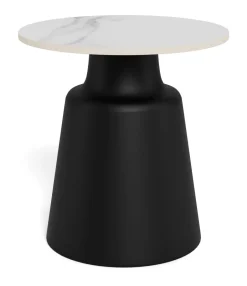 Bendt Ronde Bijzettafel Waleed Keramiek, 45cm, kleur /Zwart* Ronde Bijzettafel