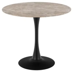 Bendt Ronde Bistrotafel Tempest Keramiek met marmerlook, 90cm* Bistrotafels