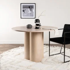 Nohr Ronde Eettafel Anh MDF, 110cm* Ronde Eettafel