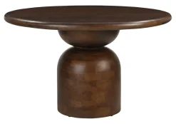 Artistiq Living Ronde Eettafel Chinedu Mangohout, 130cm* Ronde Eettafel