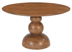 Artistiq Living Ronde Eettafel Neisha Mangohout, 130cm* Ronde Eettafel