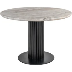 Richmond Interiors Ronde Eettafel Nyon Marmer, 120cm* Marmeren Eettafel|Ronde Eettafel