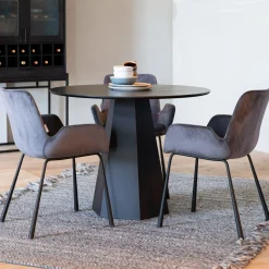 Zuiver Ronde Eettafel Pilar Essenhout, 100cm* Ronde Eettafel