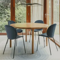 Zuiver Ronde Eettafel Storm Eikenhout, 128cm* Ronde Eettafel