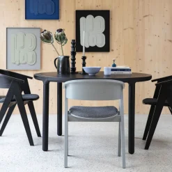 Zuiver Ronde Eettafel Storm Eikenhout, 128cm* Ronde Eettafel