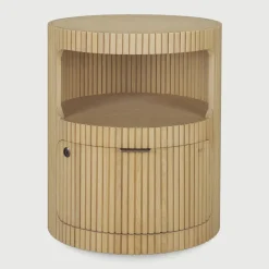 Ethnicraft Ronde Ladekast Boomerang Geolied Eikenhout, kleur* Ladekasten