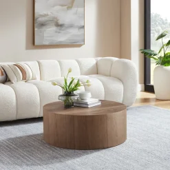 Artistiq Living Ronde Salontafel Beaux MDF, 80cm* Ronde Salontafel