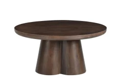 Brix Ronde Salontafel Clubs Mangohout, 80cm* Ronde Salontafel