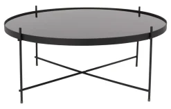 Zuiver Ronde Salontafel Cupid Glas, kleur* Glazen Salontafel|Ronde Salontafel