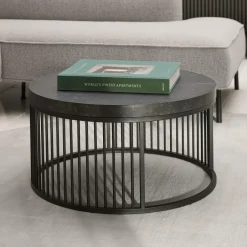 Bendt Ronde Salontafel Esme Marmerlook, 65cm* Ronde Salontafel