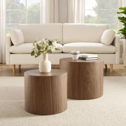 Artistiq Living Ronde Salontafel Jolyn MDF, Set van 2 stuks* Salontafel Set|Ronde Salontafel