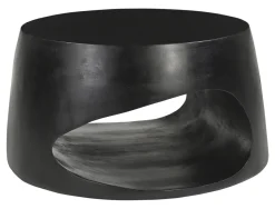 Artistiq Living Ronde Salontafel Khaleel Mangohout, 75cm* Ronde Salontafel