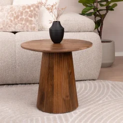 Sohome Ronde Salontafel Olav Mangohout, 50cm* Ronde Salontafel