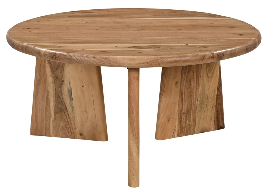 Artistiq Living Ronde Salontafel Sequia Acaciahout, 90cm* Ronde Salontafel