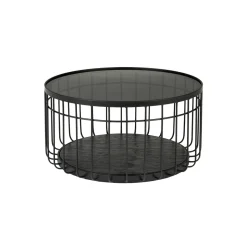 ZILT Ronde Salontafel Talles Glas* Glazen Salontafel|Ronde Salontafel