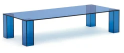 Kave Home Salontafel Adularia Glas, kleur* Vierkante Salontafel|Glazen Salontafel