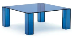 Kave Home Salontafel Adularia Glas, kleur* Vierkante Salontafel|Glazen Salontafel