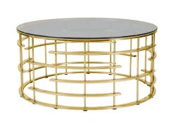 Artistiq Living Salontafel Marico 90cm* Glazen Salontafel|Ronde Salontafel