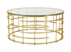 Artistiq Living Salontafel Marico 90cm* Glazen Salontafel|Ronde Salontafel