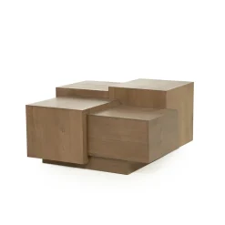 Eleonora Salontafel Quinten Eiken, kleur* Vierkante Salontafel