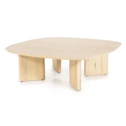 Eleonora Salontafel Stef Eiken, 100 x 100cm, kleur* Vierkante Salontafel