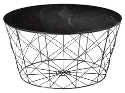 Artistiq Living Salontafel Steve Marmerlook, 80cm* Ronde Salontafel