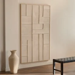 Kave Home Schilderij Klis Met reliëf* Sohome Giftcard|Schilderijen