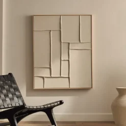 Kave Home Schilderij Klis Met reliëf* Sohome Giftcard|Schilderijen
