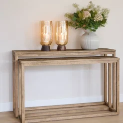 Rivièra Maison Sidetable Harbour Island Eikenhout, Set van 2 stuks* Sidetables