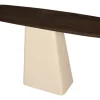 Brix Sidetable Mylon Mangohout en gecoat staal, 140cm* Sidetables