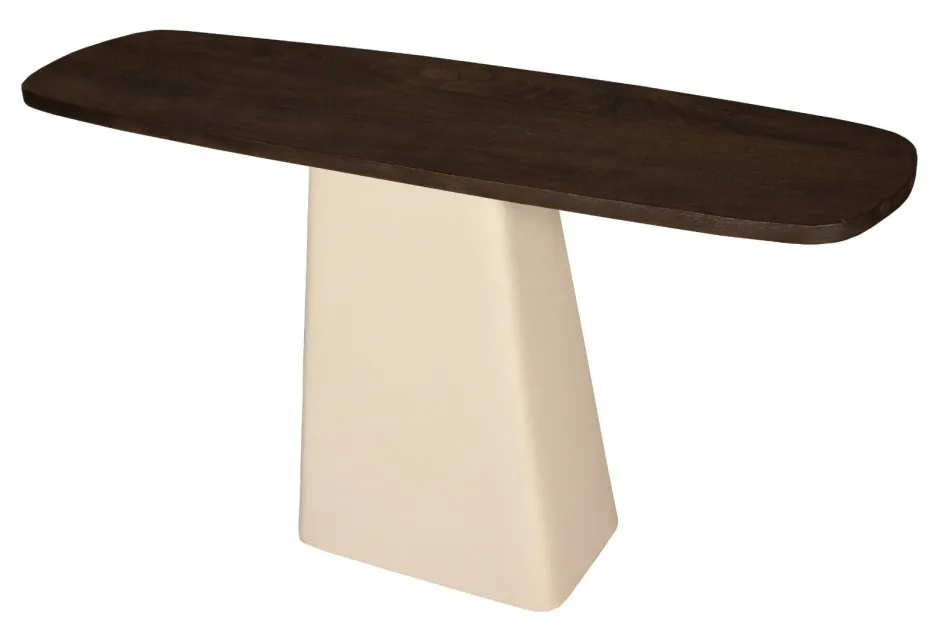 Brix Sidetable Mylon Mangohout en gecoat staal, 140cm* Sidetables