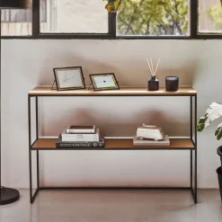 Kave Home Sidetable Yoana Eikenhout, 120cm* Sidetables