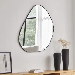 Kave Home Spiegel Anera 108 x 84cm, kleur* Zwarte Spiegels