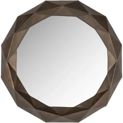 Richmond Interiors Spiegel Jamel 82cm* Gouden Spiegels|Ronde Spiegels