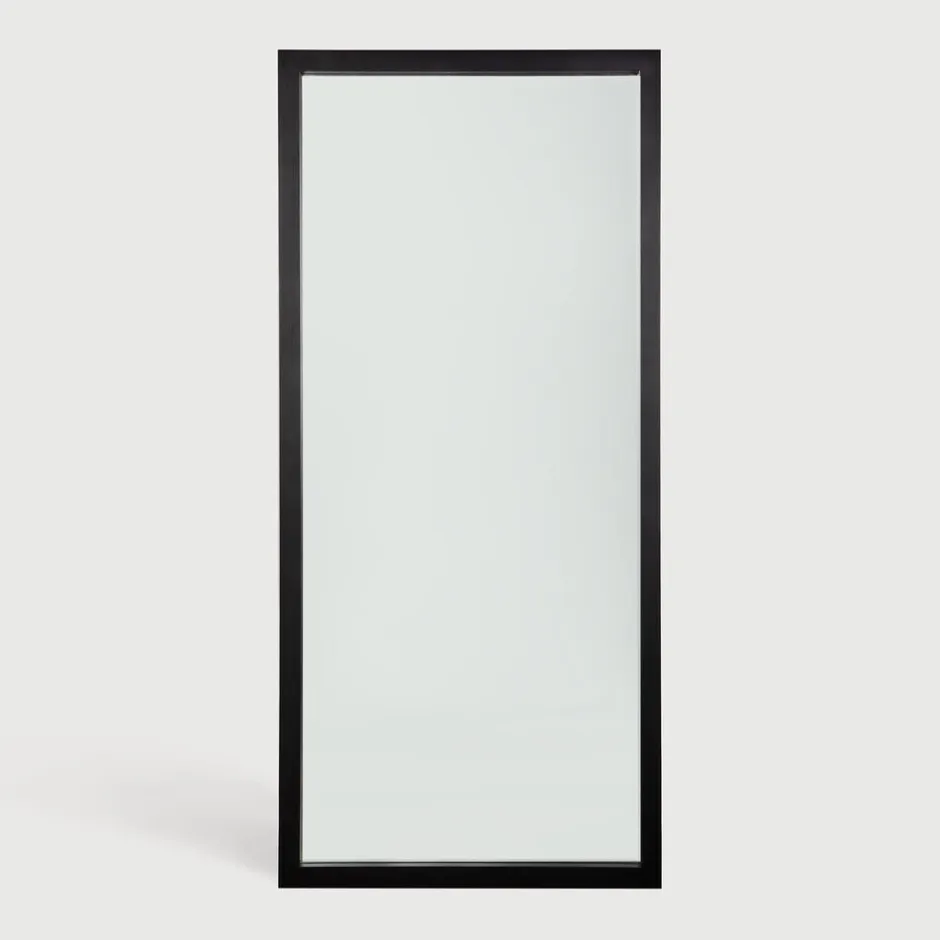 Ethnicraft Spiegel Light Frame Eikenhout, 200 x 90cm* Zwarte Spiegels
