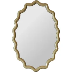 Richmond Interiors Spiegel Morgan 120 x 80cm, kleur Champagne Gold* Gouden Spiegels