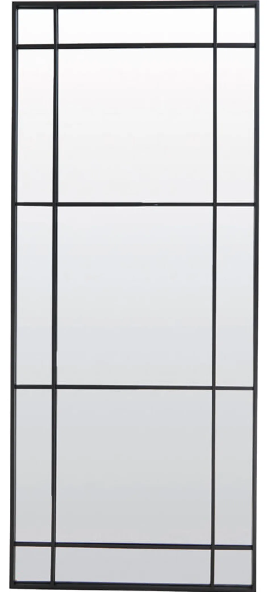 Light & Living Spiegel Rincon 183 x 77cm* Gouden Spiegels|Zwarte Spiegels