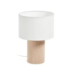 Kave Home Tafellamp Bianella Rib Velvet* Tafellampen