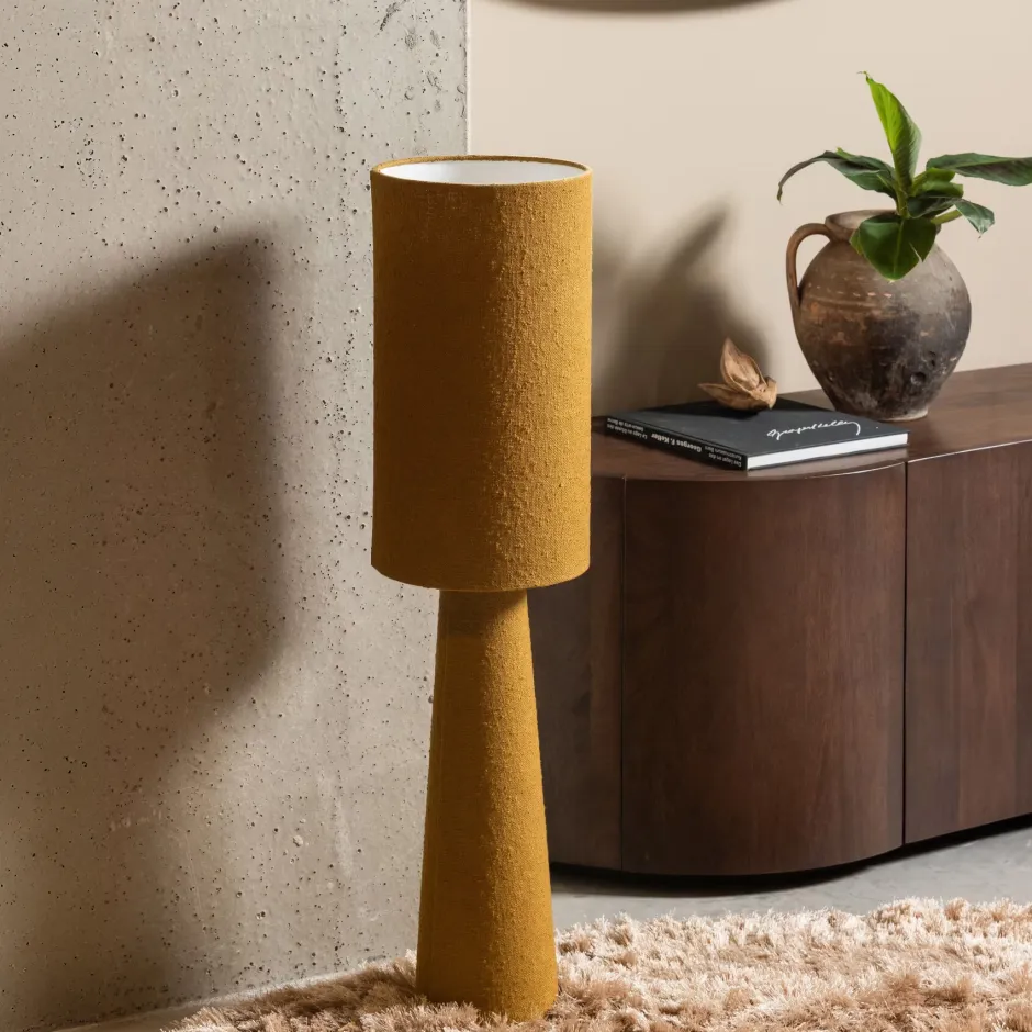 WOOOD Tafellamp / Vloerlamp Loft Bouclé, kleur Tapenade* Tafellampen|Vloerlampen