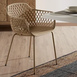 Kave Home Tuin / Eetkamerstoel Quinn* Terrasstoelen|Eetkamerstoelen Met Armleuning
