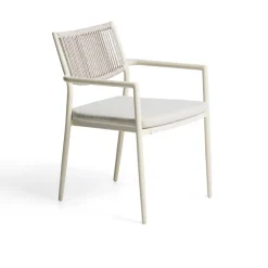 Kave Home Tuinstoel Argasi Touw* Terrasstoelen
